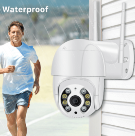Cross-border new wireless WiFi surveillance camera dual light source AI intelligent monitoring ball machine with cloud storage (Option: AU-With 32G)