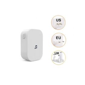 Smart Visual Doorbell Monitoring Intercom Low Power Camera (Option: White UK)