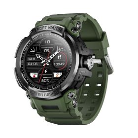 Smart Watch Bluetooth-compatible Calling Heart Rate Blood Pressure Blood Oxygen Sleep Monitoring (Color: green)