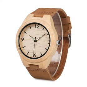 Wooden Watch Couple Bamboo (Option: GA040AB)