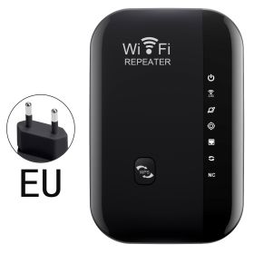 WIFI Signal Wireless Routing Network Extender Launch Enhancement (Option: Black Third Generation-EU)