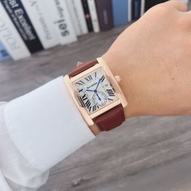 Square Quartz Watch Tank Men (Option: Style 12)